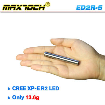 Maxtoch-ED2R-5 Edelstahl Cree Mini LED Licht Taschenlampe